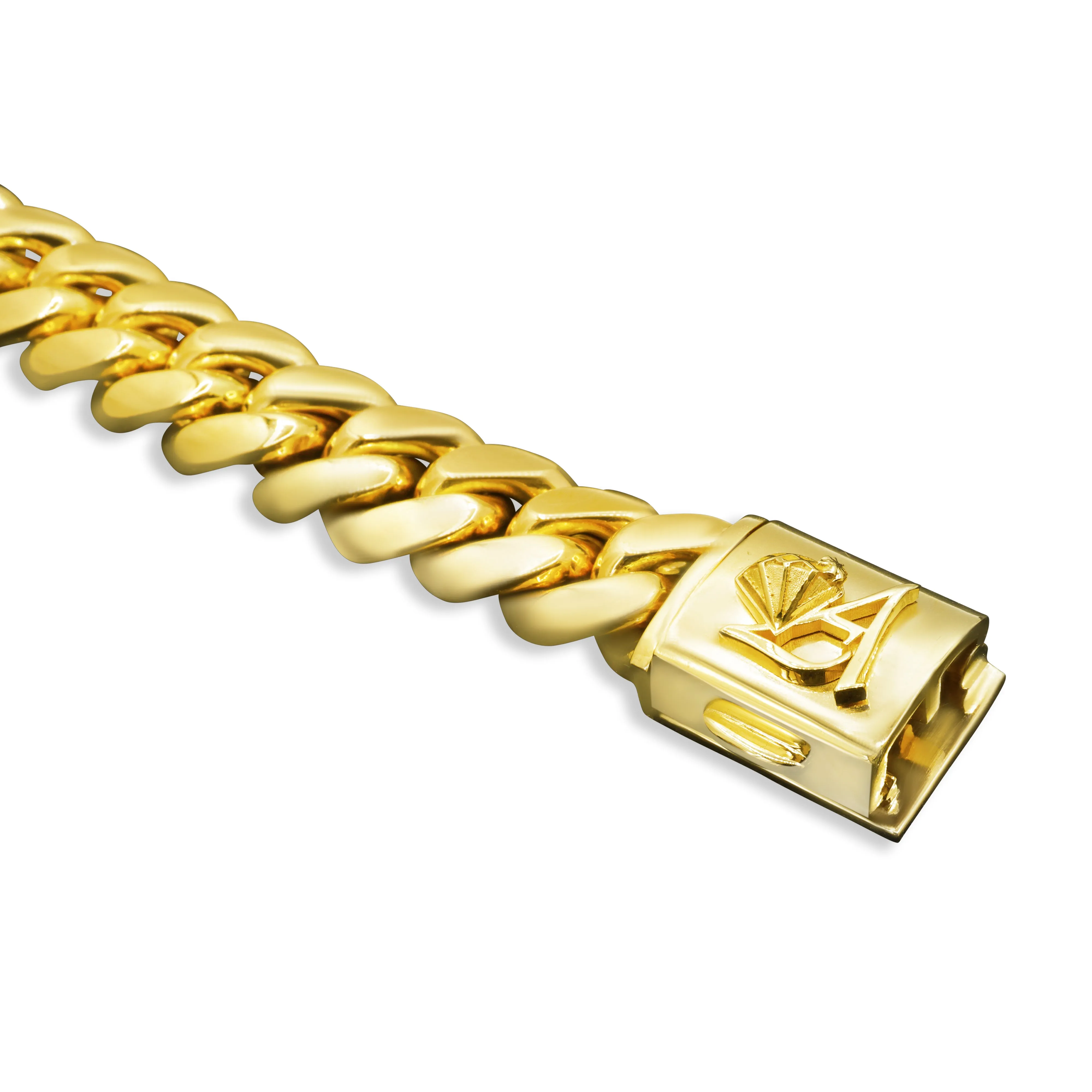 14k Plain Cuban Chain 10mm