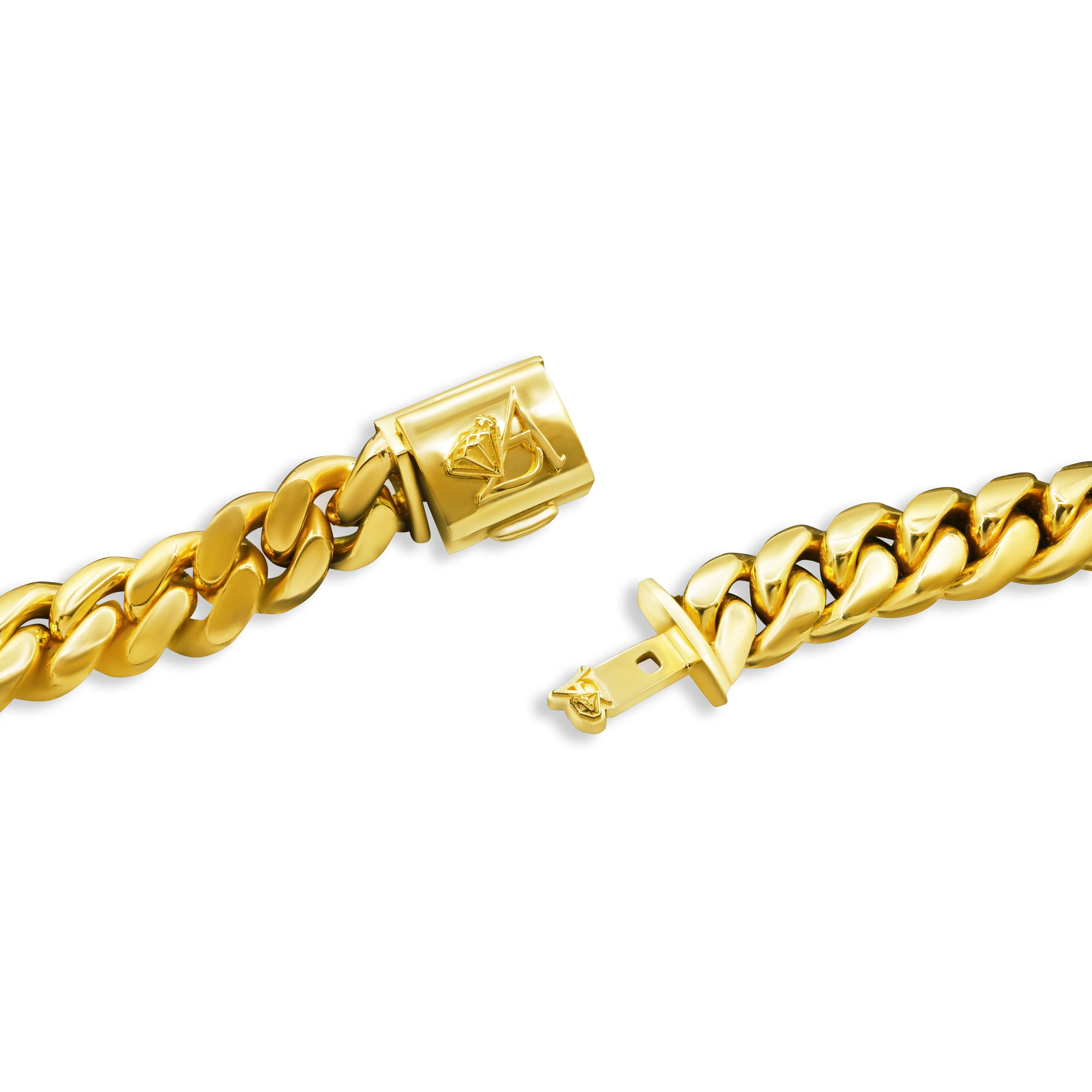 14k Plain Cuban Chain 10mm