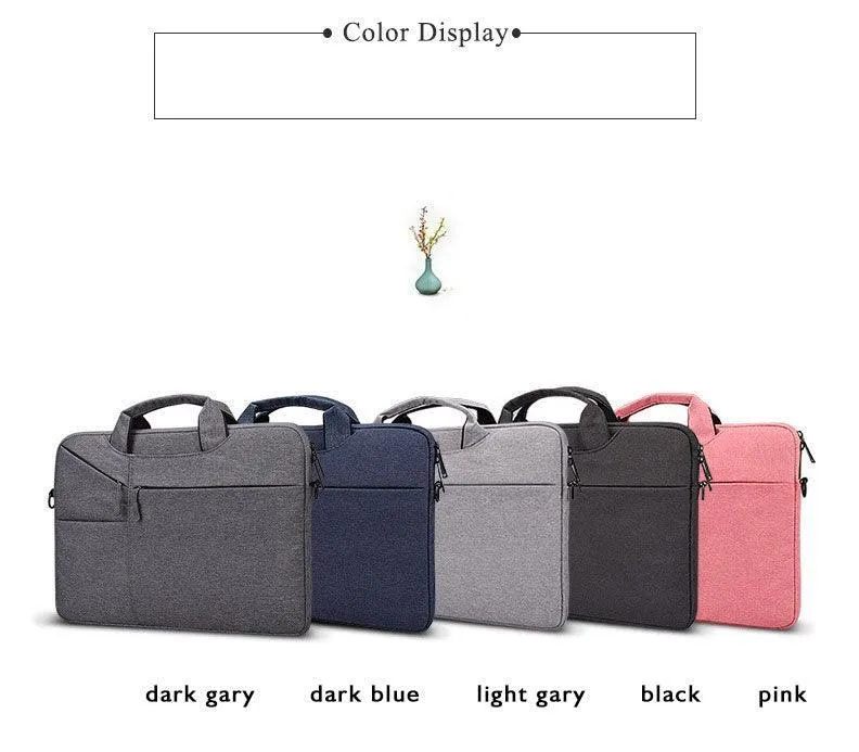 15.6 Inch Custom Waterproof Computer Laptop Messenger Bag-Grey