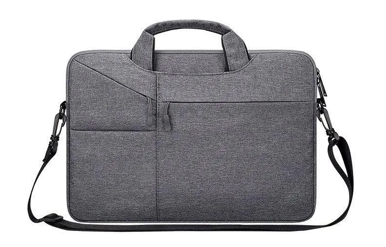 15.6 Inch Custom Waterproof Computer Laptop Messenger Bag-Grey