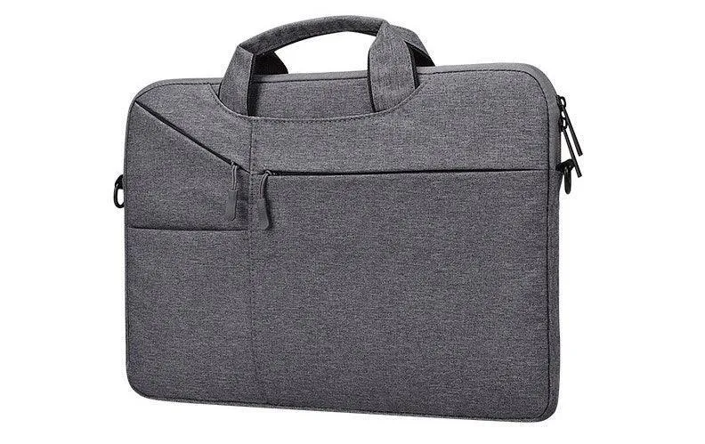 15.6 Inch Custom Waterproof Computer Laptop Messenger Bag-Grey
