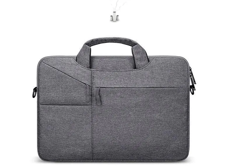 15.6 Inch Custom Waterproof Computer Laptop Messenger Bag-Grey