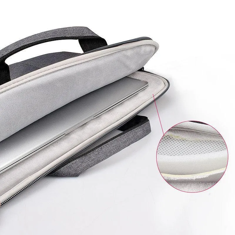 15.6 Inch Custom Waterproof Computer Laptop Messenger Bag-Grey