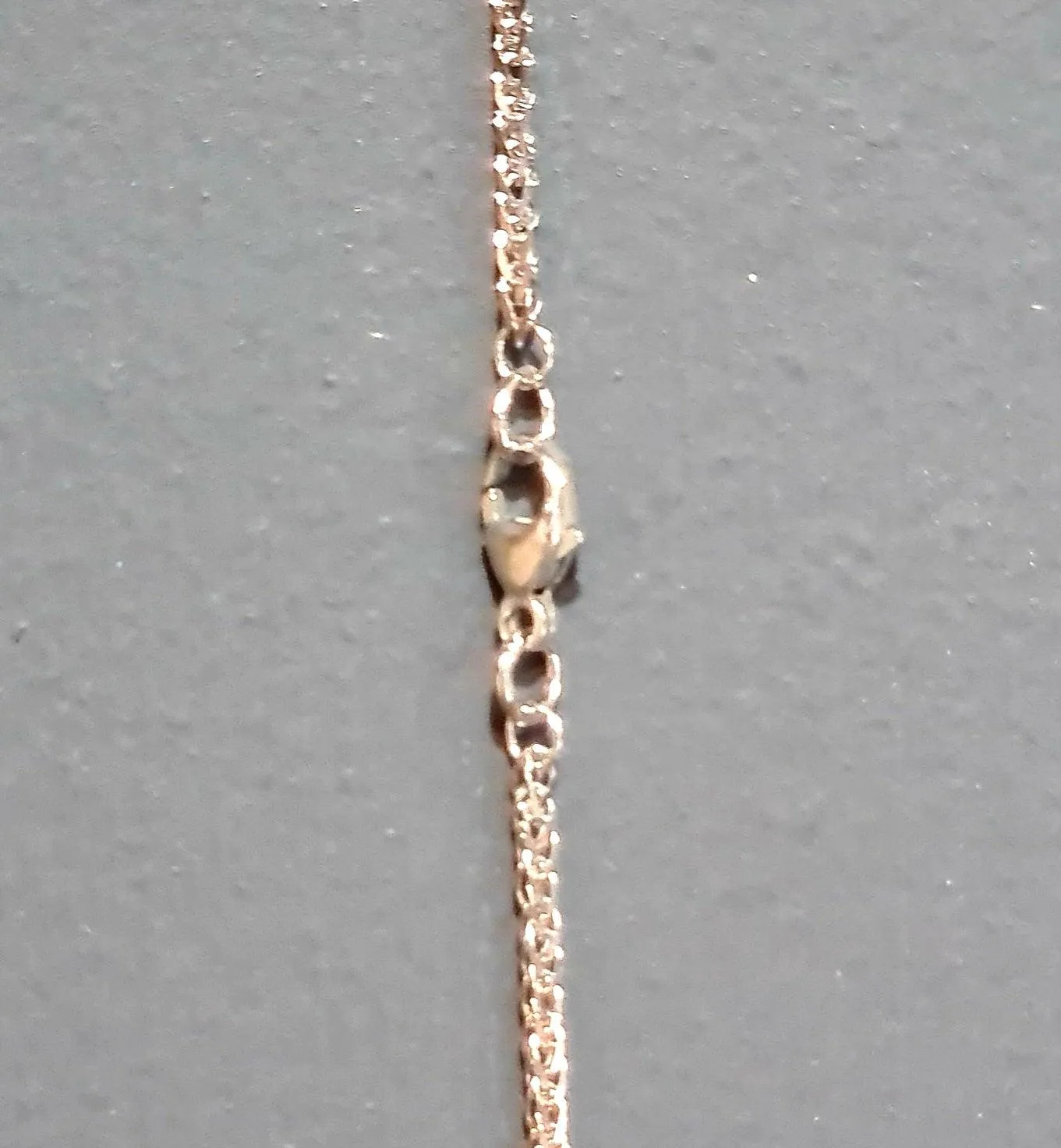 20" 18ct White Gold Spiga Chain