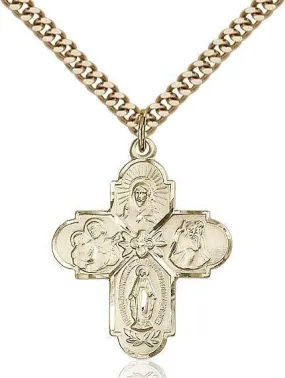 4-Way Gold Filled Pendant
