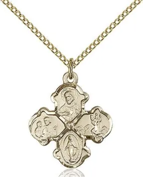 4-Way Gold Filled Pendant