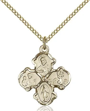 4-Way Gold Filled Pendant