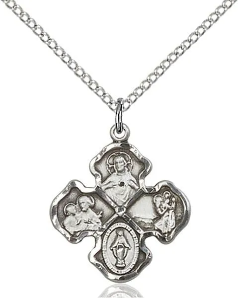 4-Way Sterling Silver Pendant