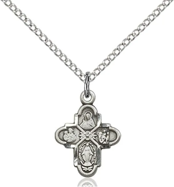 4-Way Sterling Silver Pendant