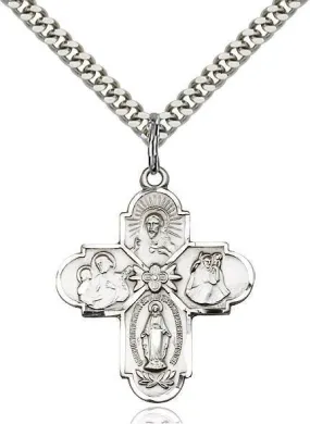 4-Way Sterling Silver Pendant