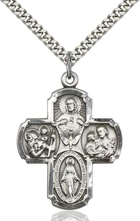 4-Way Sterling Silver Pendant