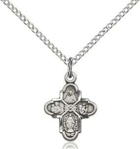 4-Way Sterling Silver Pendant