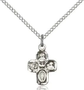 4-Way Sterling Silver Pendant