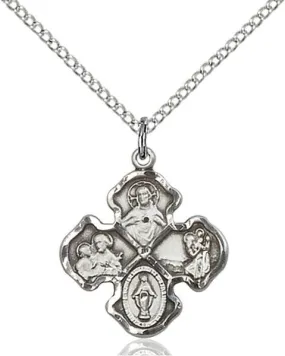 4-Way Sterling Silver Pendant