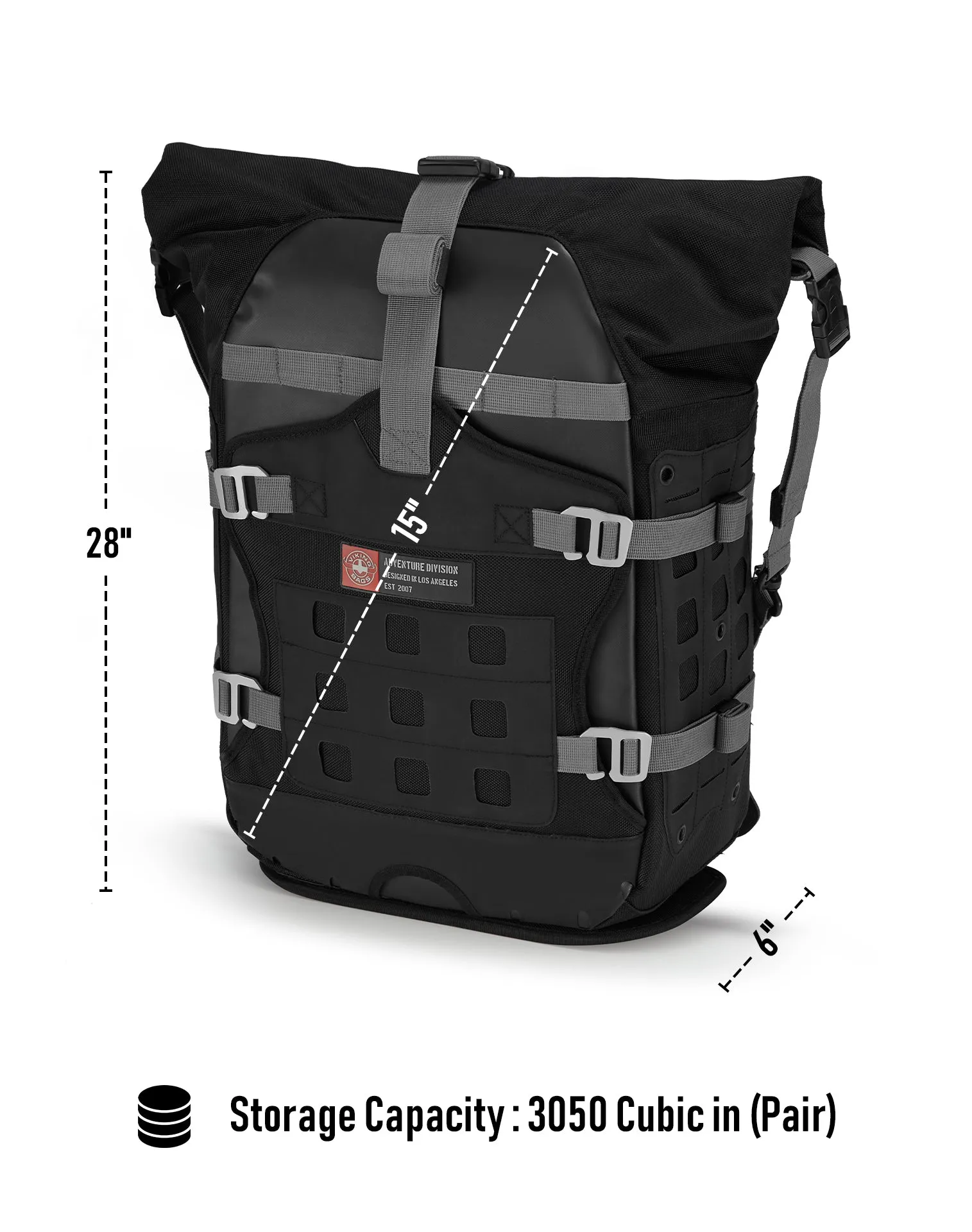 50L - Apex BMW F 750 GS ADV Touring Panniers