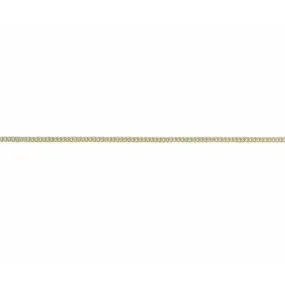 9ct Yellow Gold Curb Chain - 60cm