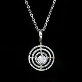 Art Deco 0.15 Carat Old Mine Cut Diamond Pendant