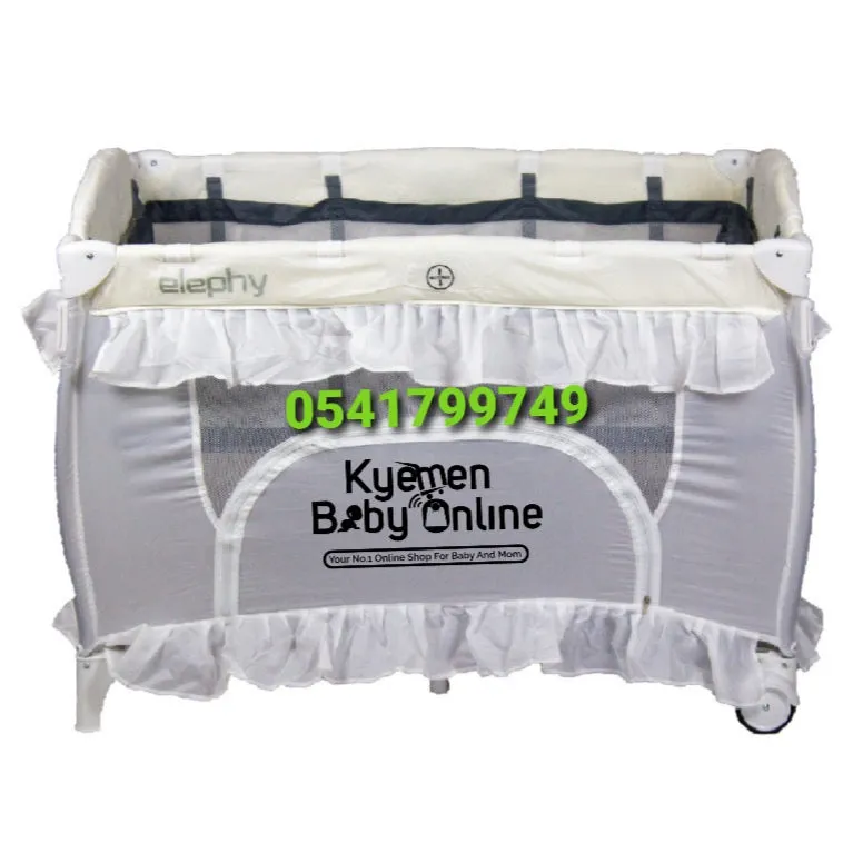 Baby Foldable Cot (Elephy Baby P9030) Playpen / Baby Bed / Baby Crib