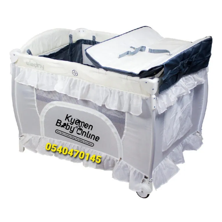 Baby Foldable Cot (Elephy Baby P9030) Playpen / Baby Bed / Baby Crib