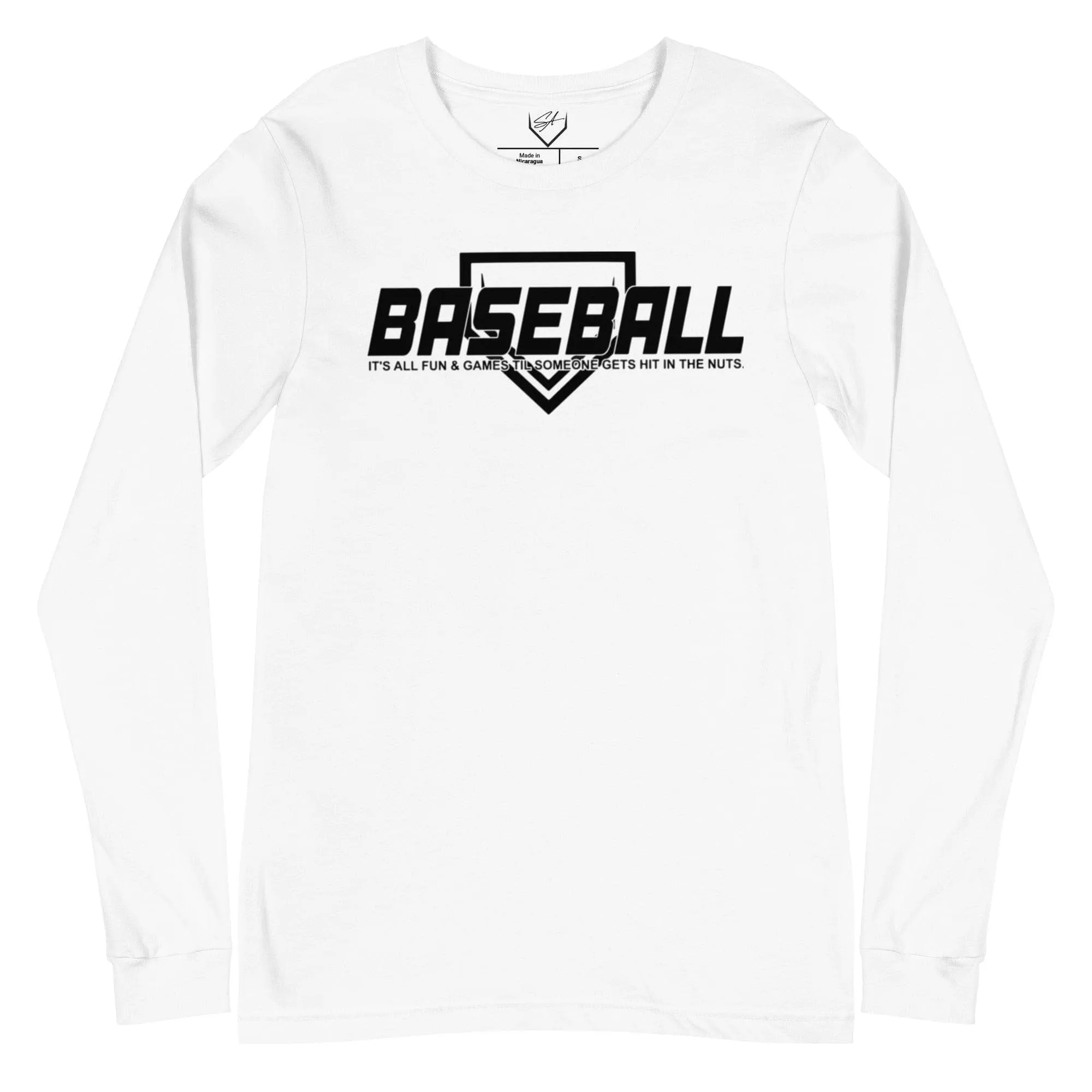 Baseball Its All Fun and Games - Adult Long Sleeve