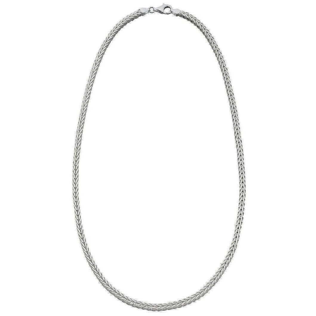 Beginnings Heavyweight Foxtail Chain Necklace - Silver