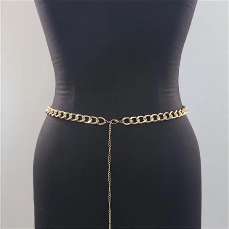 BerryBetty - Beaded faux pearl layered waist chain