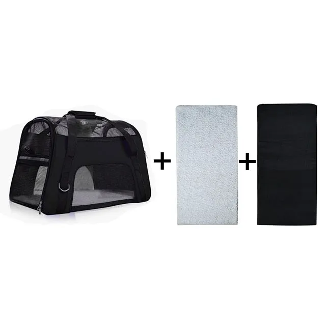 Best Portable Dog Cat Carrier Bag Breathable Mesh Bags Outgoing Handbag