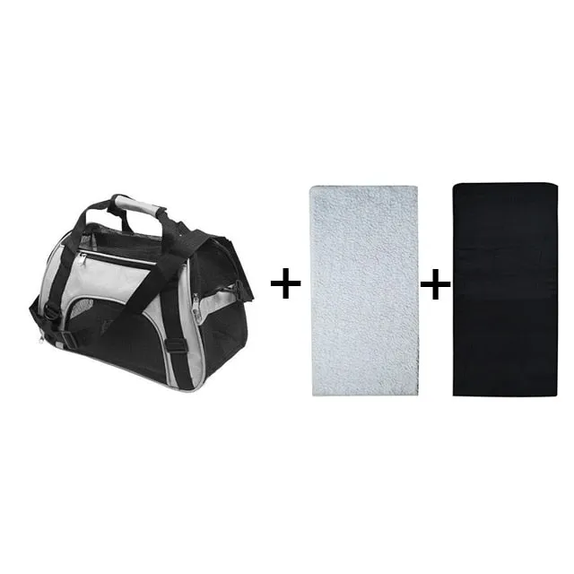 Best Portable Dog Cat Carrier Bag Breathable Mesh Bags Outgoing Handbag