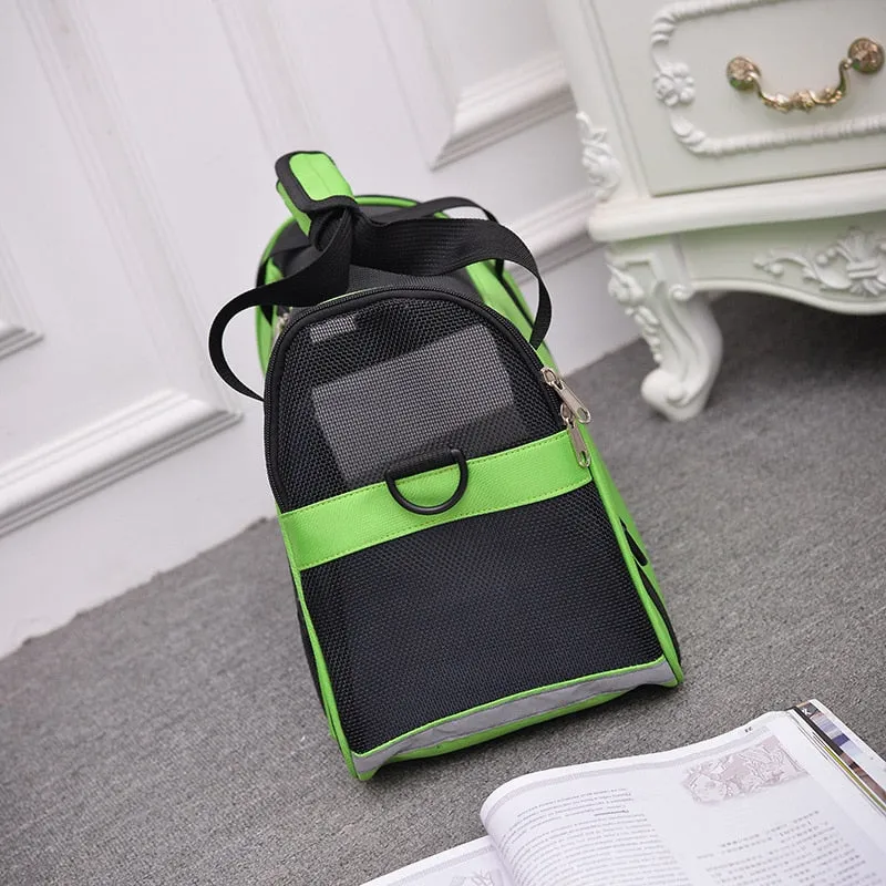 Best Portable Dog Cat Carrier Bag Breathable Mesh Bags Outgoing Handbag