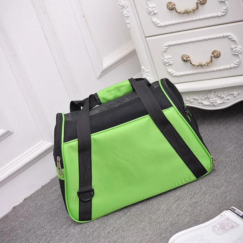Best Portable Dog Cat Carrier Bag Breathable Mesh Bags Outgoing Handbag