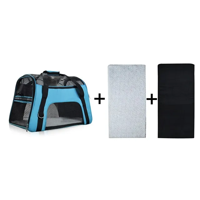 Best Portable Dog Cat Carrier Bag Breathable Mesh Bags Outgoing Handbag
