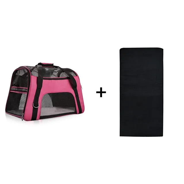 Best Portable Dog Cat Carrier Bag Breathable Mesh Bags Outgoing Handbag