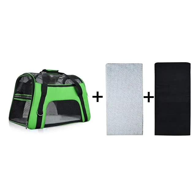 Best Portable Dog Cat Carrier Bag Breathable Mesh Bags Outgoing Handbag