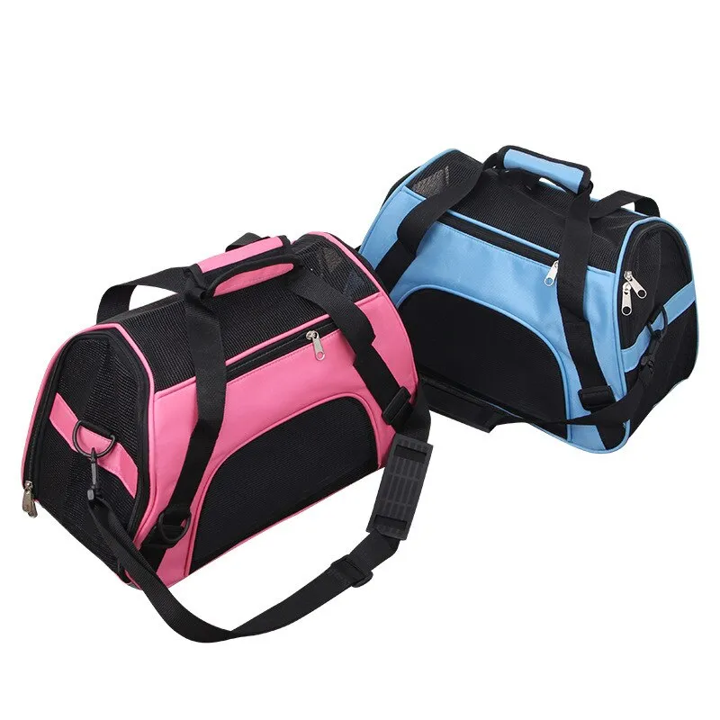 Best Portable Dog Cat Carrier Bag Breathable Mesh Bags Outgoing Handbag