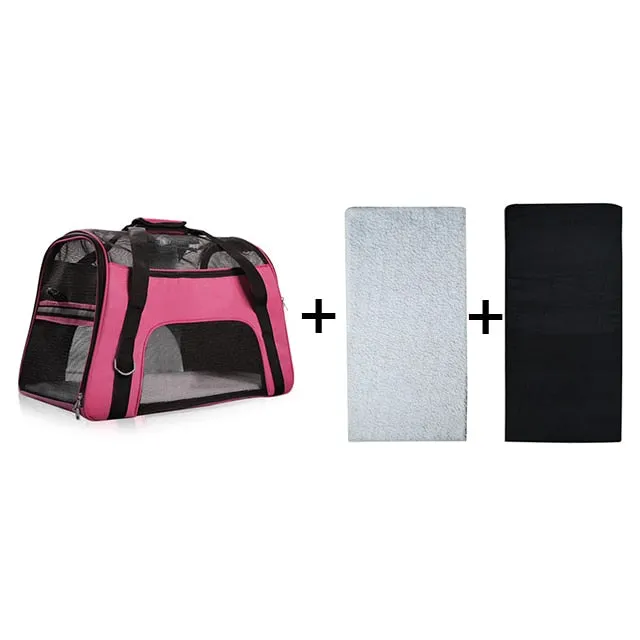 Best Portable Dog Cat Carrier Bag Breathable Mesh Bags Outgoing Handbag