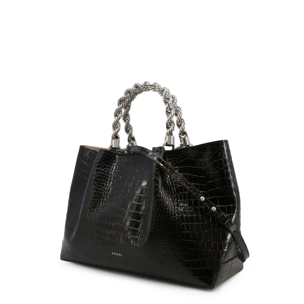 Black Leather Shoulder Bag
