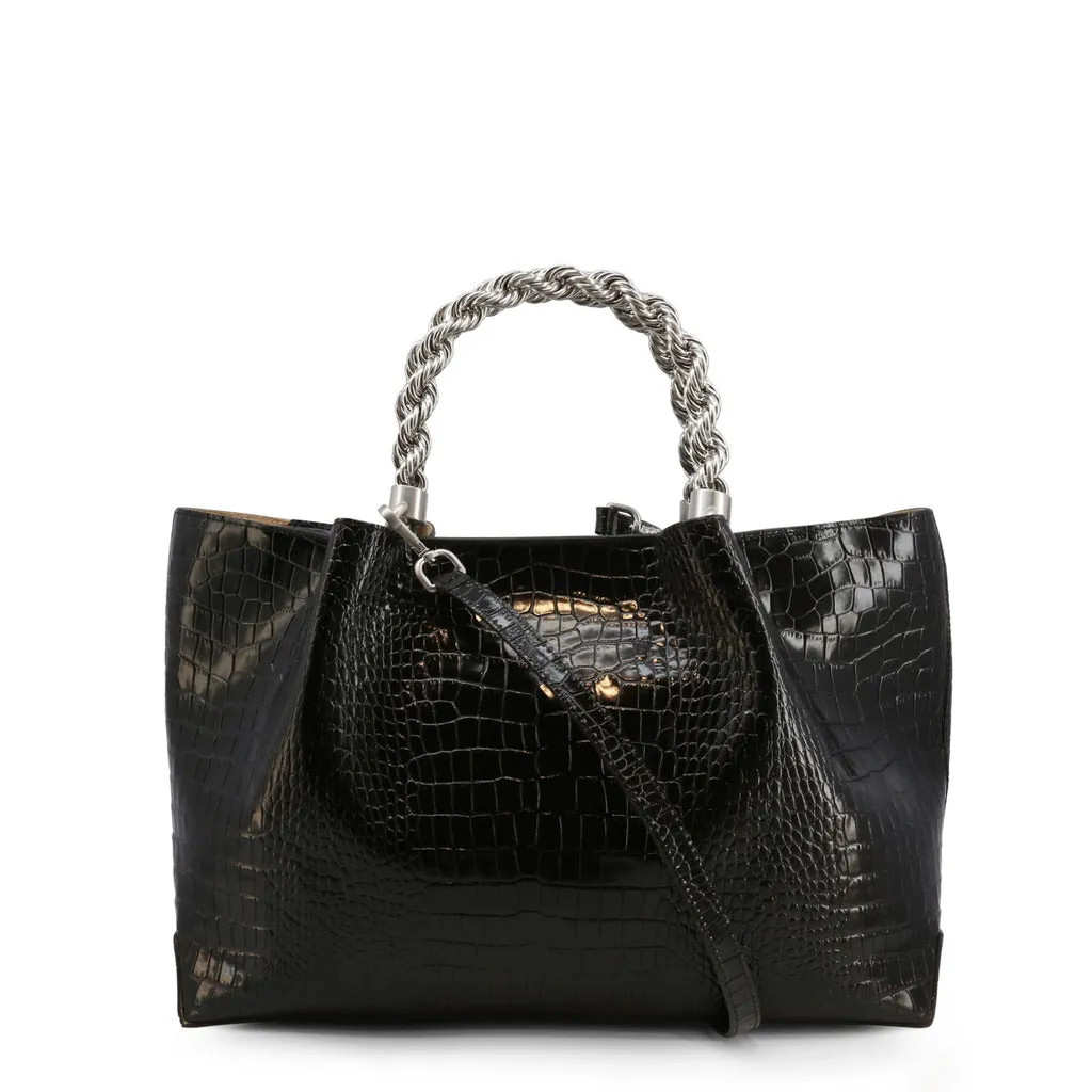 Black Leather Shoulder Bag