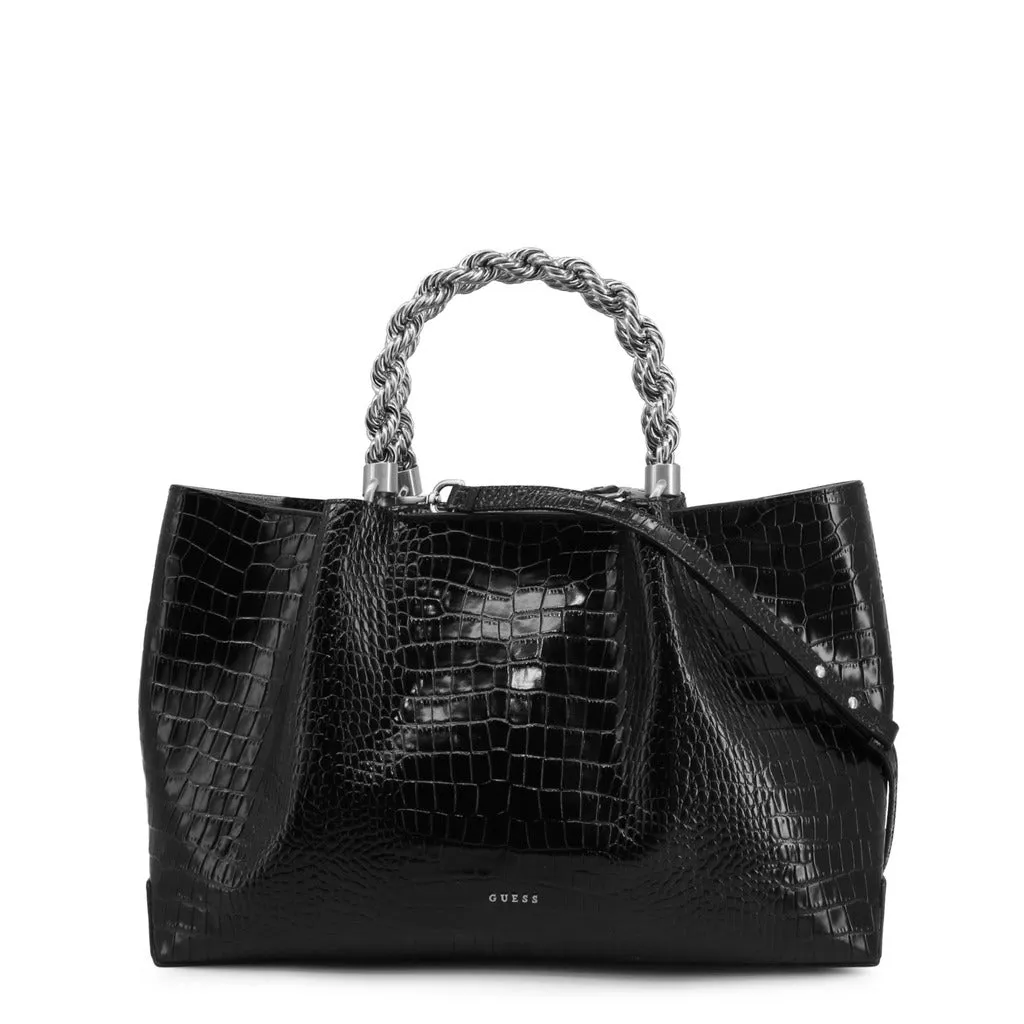 Black Leather Shoulder Bag