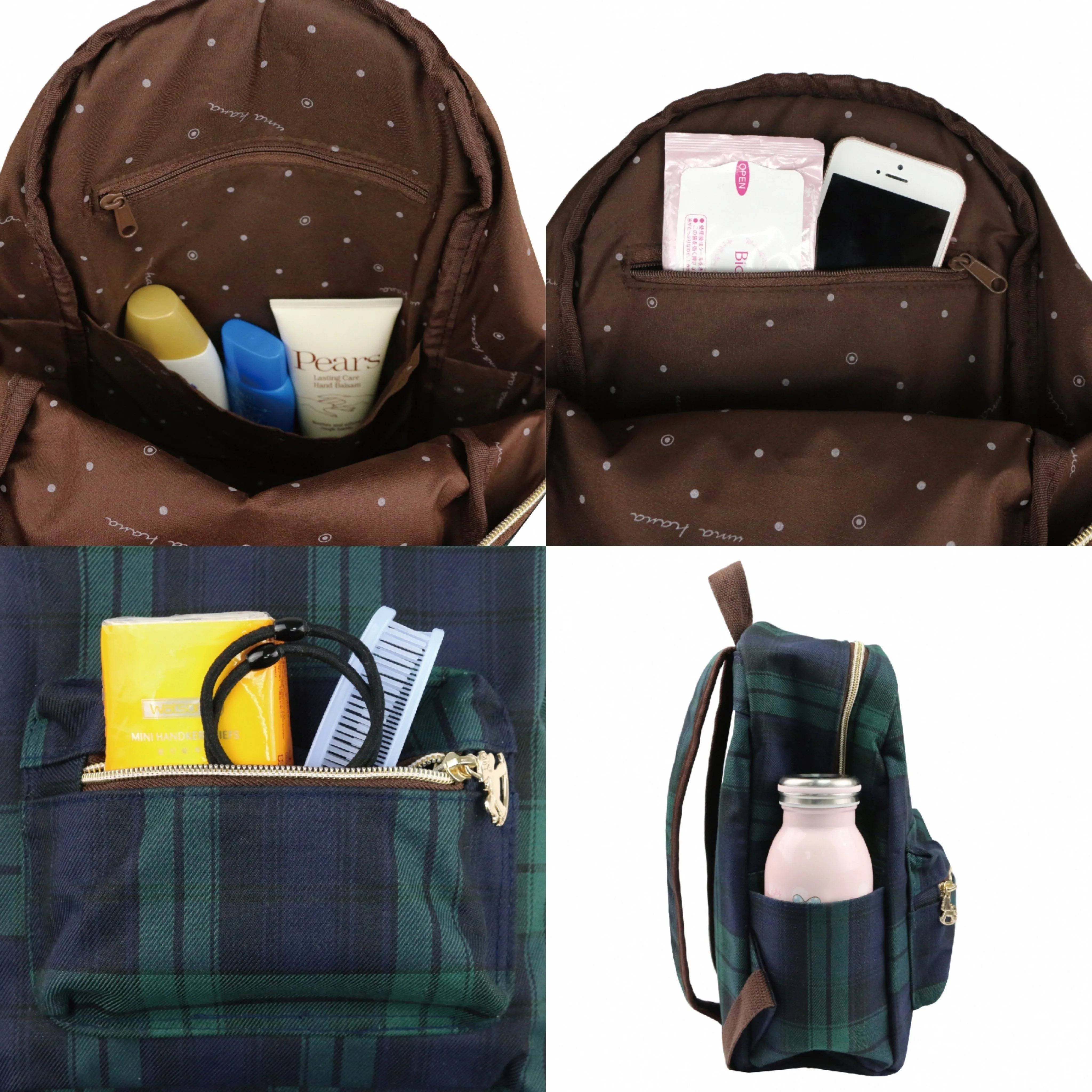 Blue Cactus Small Backpack