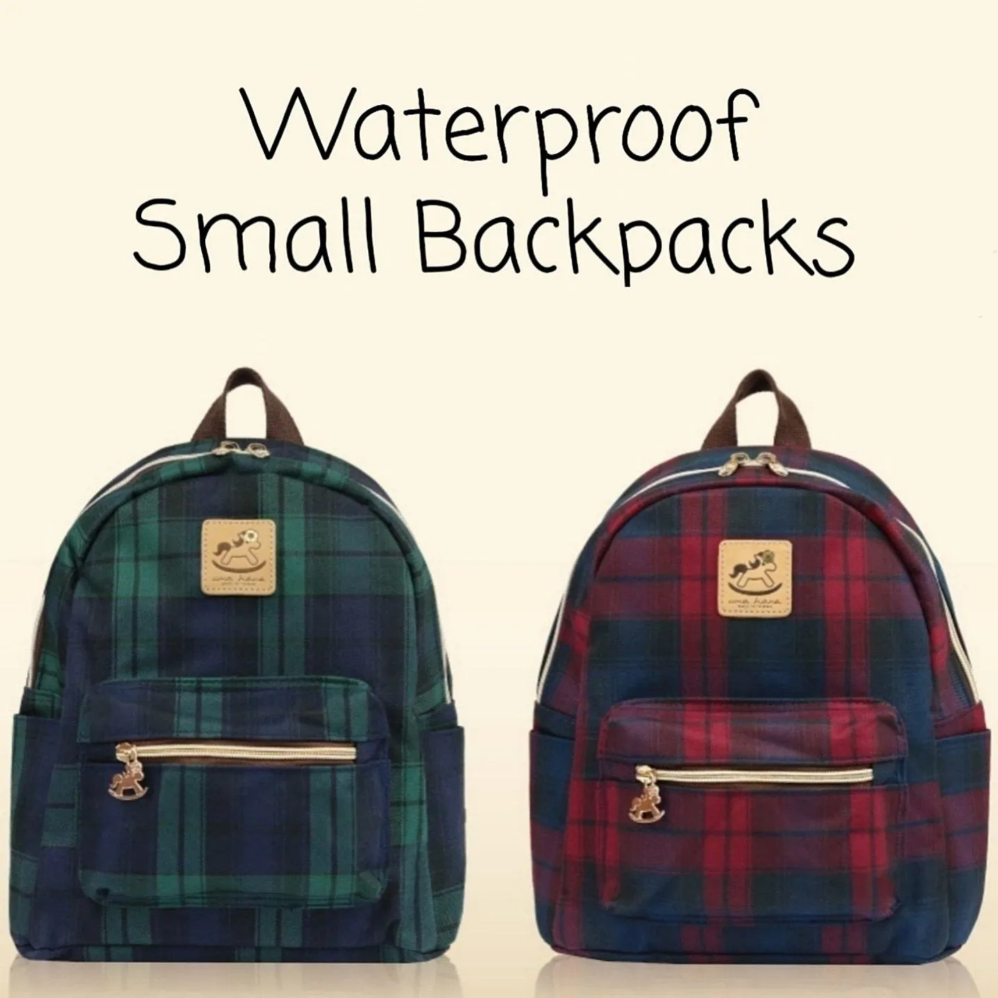 Blue Cactus Small Backpack