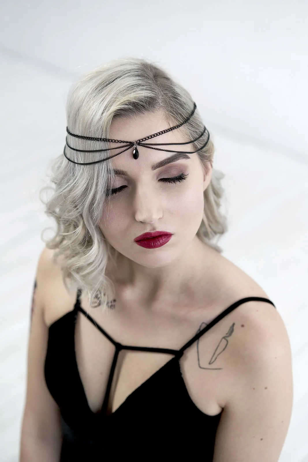 Boho chain headpiece - FABIENNE