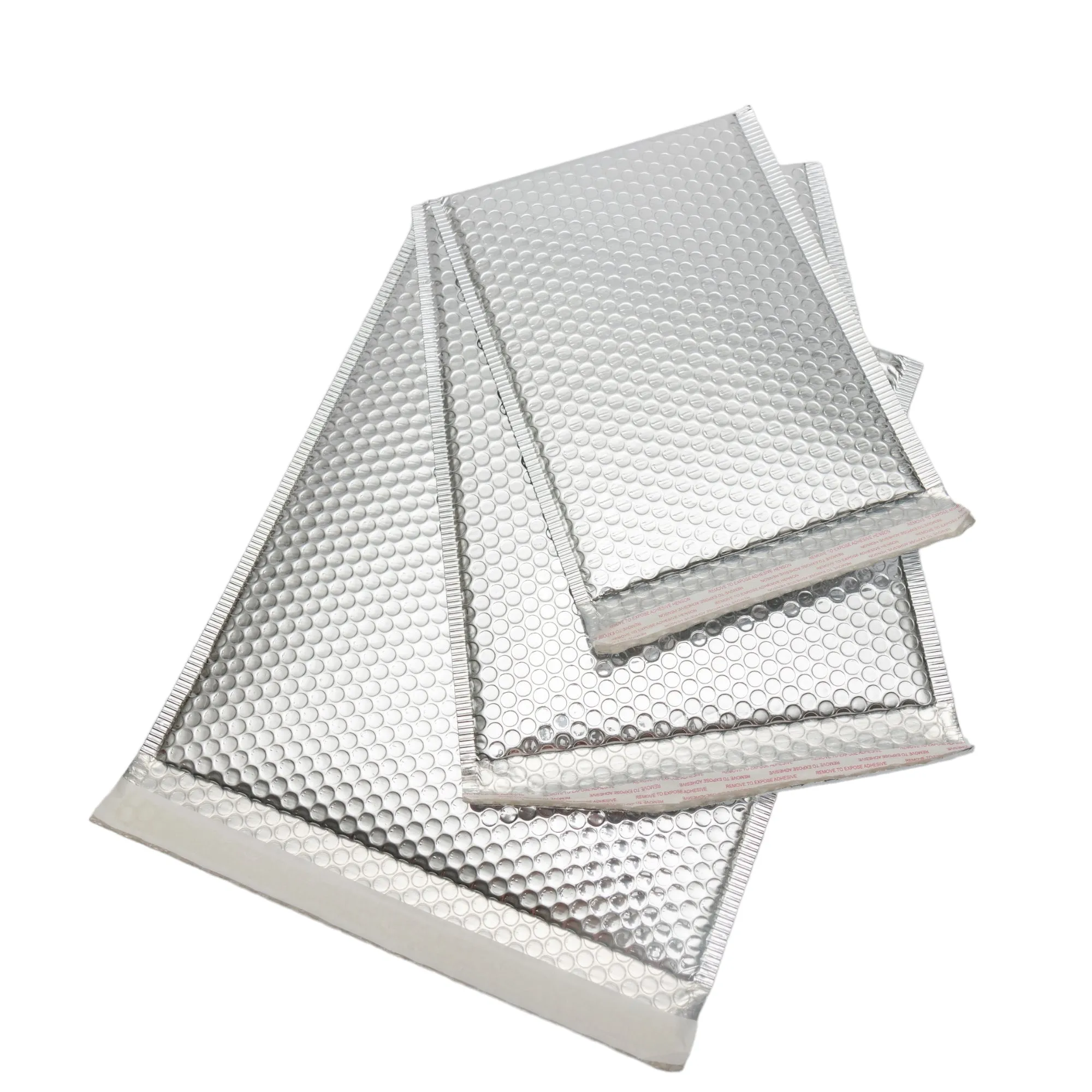 Bubble Pouch Mailer Bag Self-Seal Padded Envelope Silver