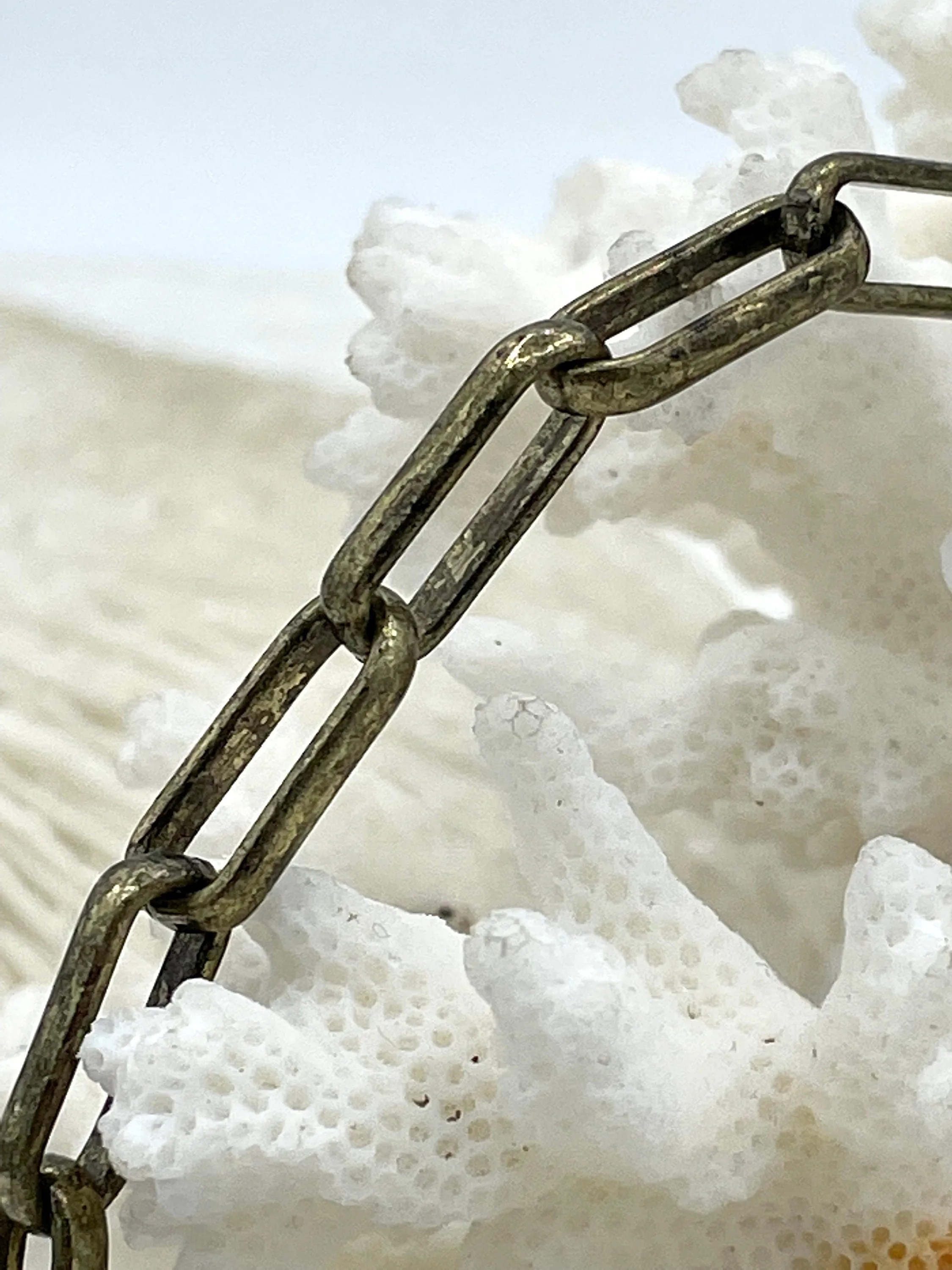Cable Chain Oval sold by the foot.  6mm x 15.25mm. Wire 2mm x 1mm. Electroplated base metal, 7 finishes available. Fast ship