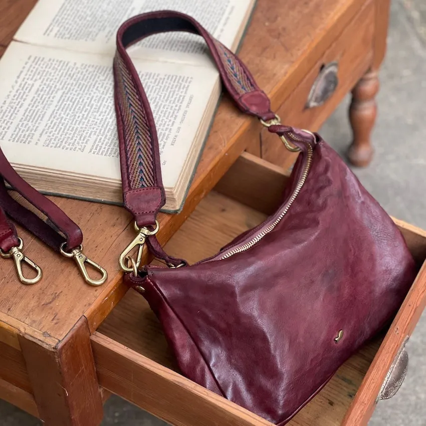 Campomaggi/Burgundy shoulder bag