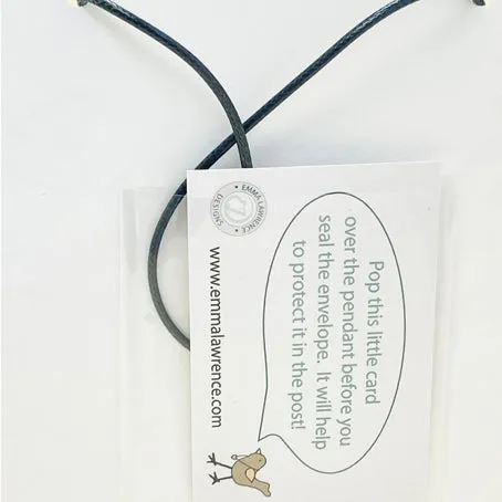 Card with bee necklace 2