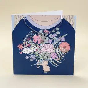 Card with bird necklace 2
