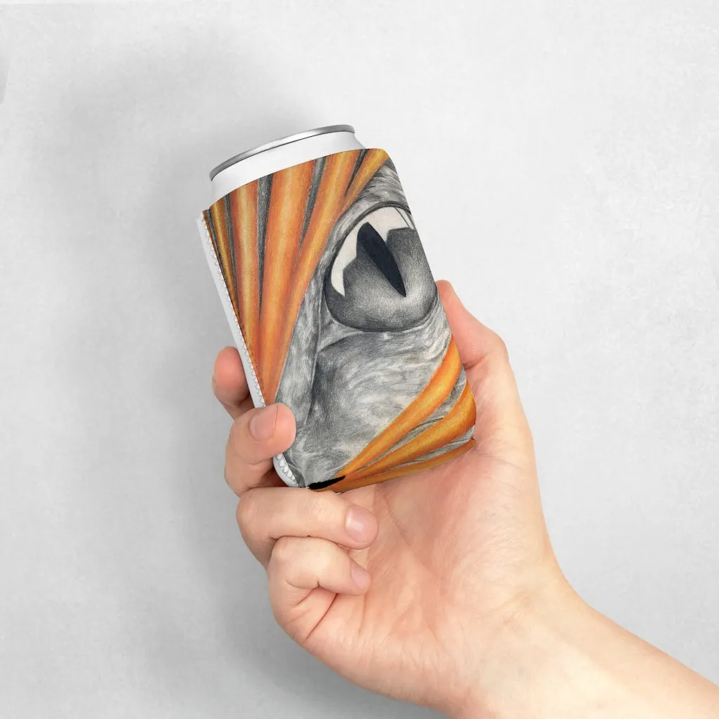 Cat Rays Can Cooler Sleeve