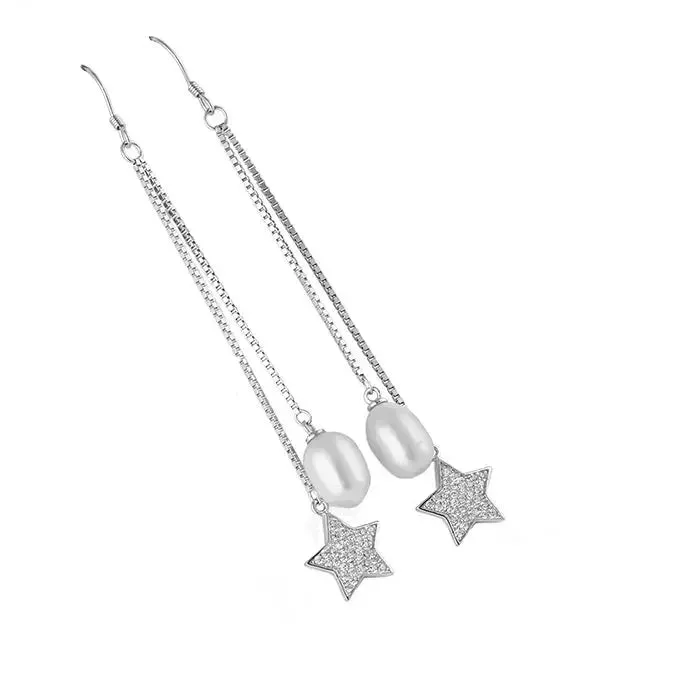 Celestial Connection Silver Pendant Chain Set