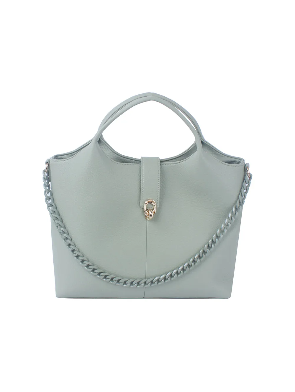 Chain detail tote bag