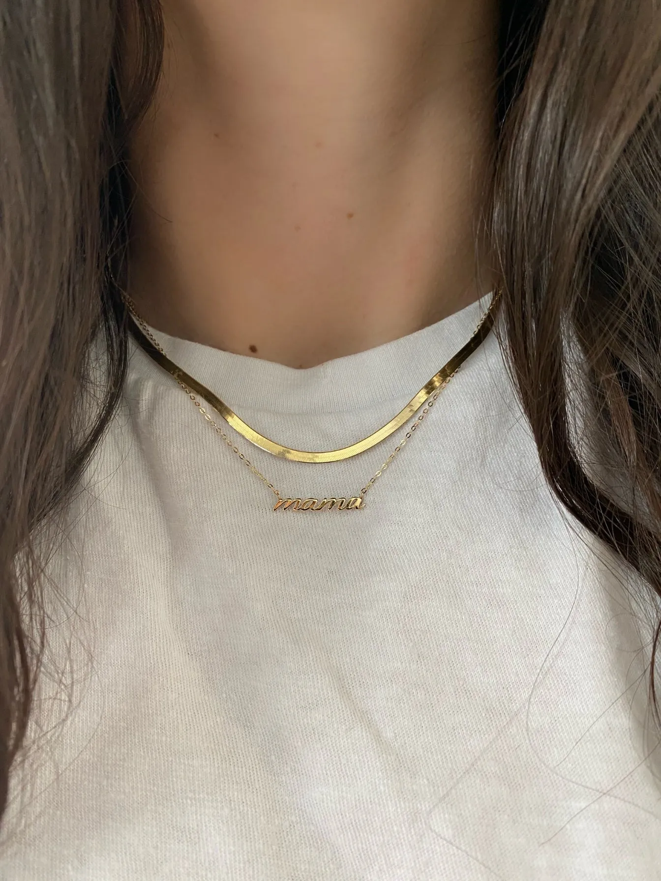 Cursive Mama Necklace